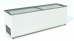 ЛАРЬ МОРОЗИЛЬНЫЙ FROSTOR F 800 С ПРЯМОЕ СТЕКЛО СЕРЫЙ (ПРОПАН)